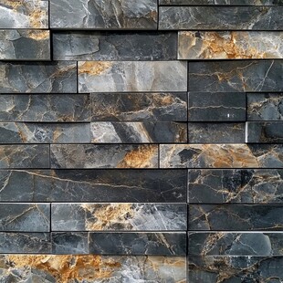 深色大理石纹理墙面装饰