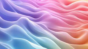 梦幻渐变波浪纹理背景