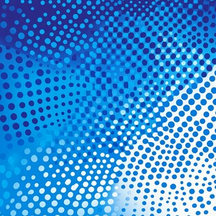 蓝色半调网点渐变背景图