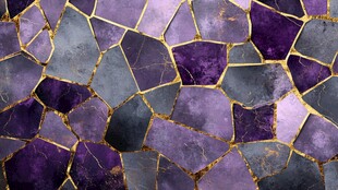 紫色碎拼马赛克纹理背景