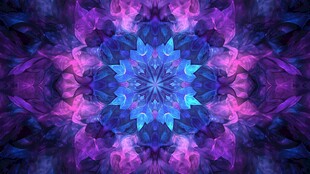 梦幻绚丽分形艺术图案