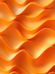 橙色波浪纹理背景图案