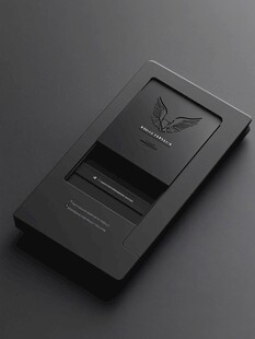 黑色奢华包装盒设计展示