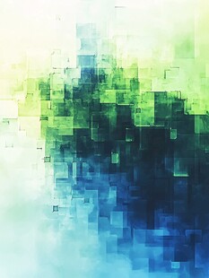 渐变方块抽象背景图