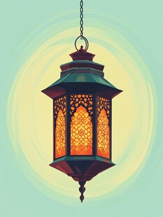复古风阿拉伯风格悬挂灯笼