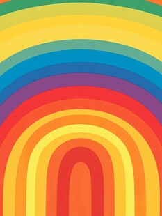 绚丽彩虹条纹图案背景