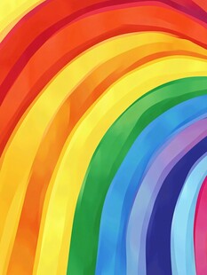 绚丽彩虹背景图案