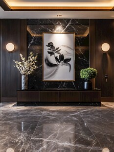 现代奢华风格玄关装饰