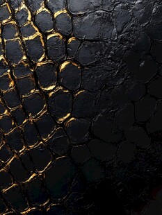 黑金鳄鱼皮纹理质感背景