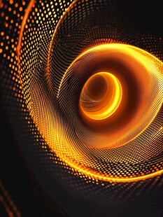 炫彩科技感旋涡光效图案