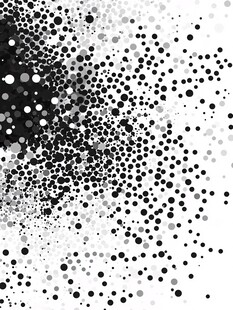 黑白点状抽象背景图案