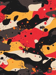 多彩抽象迷彩图案背景