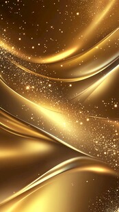 金色流动闪耀背景纹理