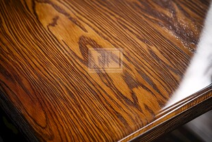 精美木纹桌面特写