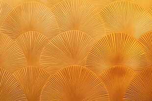 金色扇形纹理图案背景