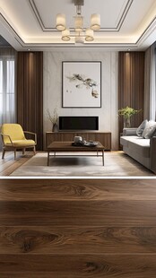 现代中式风格温馨客厅展示