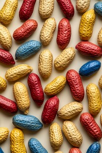 多彩花生排列图