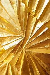 金色放射纹理艺术装饰