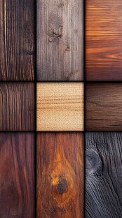 多样木纹材质拼接展示
