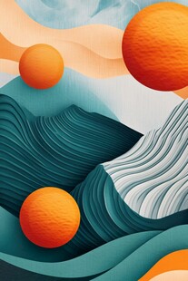 梦幻立体几何抽象艺术图景