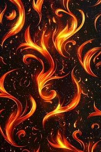 动感火焰背景图案设计