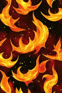 火焰图案背景 绚丽夺目