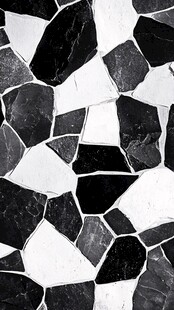 黑白碎拼石材纹理图案
