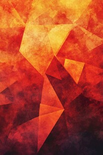 橙红色几何抽象艺术背景