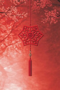 喜庆中国结 春日红韵