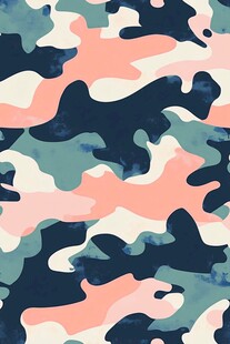 柔和色调迷彩图案背景