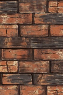 复古红砖墙面纹理图