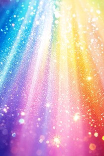 梦幻炫彩光芒背景图