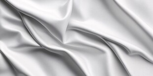 白色丝绸布料纹理特写