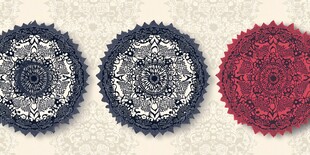 三款精美曼陀罗图案设计