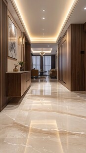 现代简约风宽敞大气走廊