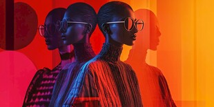 时尚人像光影艺术效果