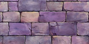 紫色石砖墙纹理背景