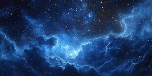 梦幻星空宇宙壮丽景象