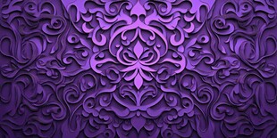 紫色立体花纹精美背景图