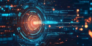 科技感数字界面未来场景