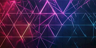 炫彩几何线条科技感背景