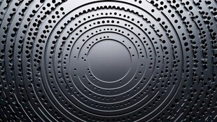 金属质感环状纹理背景图