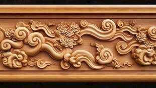 中式木雕花纹精美图案