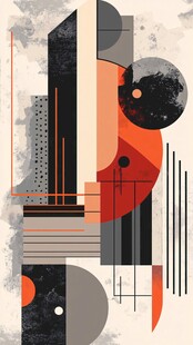 抽象几何艺术图形组合