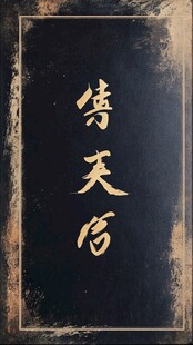 倚天屠龙记书法封面展示