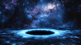 神秘深邃的宇宙黑洞景观
