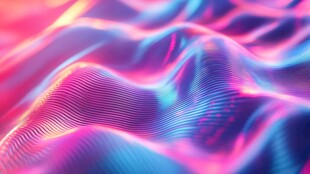 梦幻渐变流体波纹背景