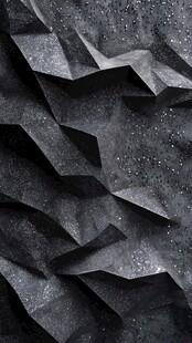 黑色折纸纹理抽象艺术图