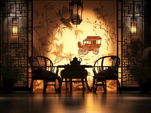 中式雅室 古韵悠然的茶空间