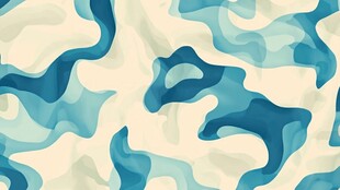 蓝白抽象迷彩图案背景